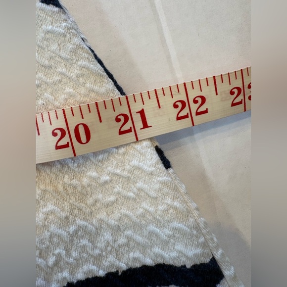 HD in Paris Anthropologie Navy and white cotton jersey dress in size 12 - Picture 10 of 11